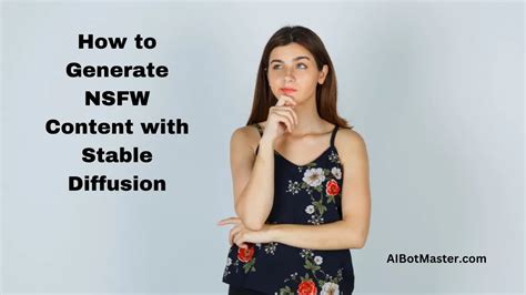 how to generate nsfw with stable diffusion|How to Run Stable Diffusion on Your PC to Generate。